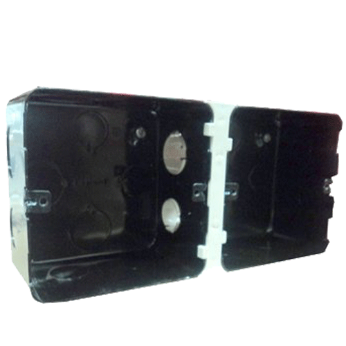 LEGRAND 8 MODULE-4MX2 POP UP METAL FLUSH BACK BOX